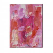  S0056-10451 - Pink Flush Abstract Framed Wall Art